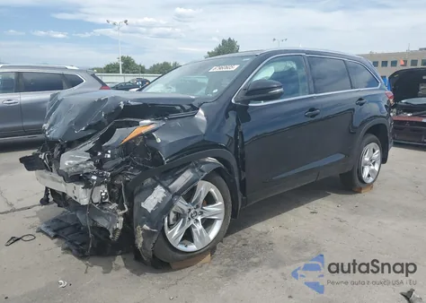 2018 Toyota Highlander Limited из США, поврежденный, VIN 5TDDZRFH9JS868585